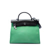 Hermès Military Toile and Vache Hunter Herbag Zip 31 Secondhand