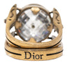 Dior Gold Plated Crystal Bee Ring Secondhand