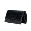 Secondhand Gianfranco Ferré Black Crocodile Wallet - '70s