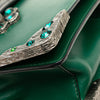 Prada Saffiano Trimmed City Calf Crystal Cahier Crossbody Secondhand