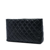 Chanel Quilted Lambskin Kiss Lock Clutch Secondhand
