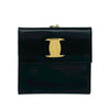 Ferragamo Leather Vara Trifold Wallet Secondhand