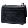 Saint Laurent Medium Croc Embossed Leather Monogram Sunset Crossbody Secondhand