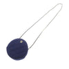 Chanel CC Quilted Jersey Round Clutch with Chain Secondhand