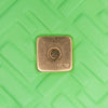 Fendi Zucca Embossed Leather Chain Midi Baguette Secondhand