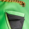 Fendi Zucca Embossed Leather Chain Midi Baguette Secondhand