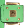 Fendi Zucca Embossed Leather Chain Midi Baguette Secondhand