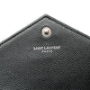 Saint Laurent Grain De Poudre Matelasse Chevron Monogram Chain Wallet Secondhand