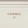 Chanel CC Crinkled Chevron Calfskin Wallet On Chain Secondhand