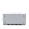 Secondhand Dior Medium Pearlescent Lambskin Cannage Lady Dior