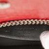 Secondhand Saint Laurent Small Croc Embossed Leather Monogram Kate Tassel Crossbody