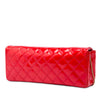Chanel Quilted Patent Reissue 2.55 East West Flap Clutch with Chain Secondhand