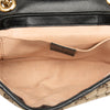Gucci Small GG Marmont Matelasse Diagonal GG Canvas and Leather Shoulder Bag Secondhand
