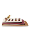 Fendi Leather Flowerland Triplette Clutch Secondhand