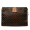 Celine Macadam Coated Canvas Clutch Secondhand
