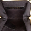 Chanel CC Quilted Lambskin Kiss Lock Clutch with Chain Secondhand