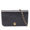 Chanel Small CC Quilted Lambskin Full Single Flap Secondhand