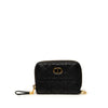 Dior Calfskin Cannage Supple Caro Zippy Coin Purse Secondhand