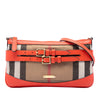 Burberry House Check Canvas and Leather Bridle Peyton Crossbody Secondhand