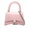 Balenciaga Nano Croc Embossed Hourglass Top Handle Bag Secondhand