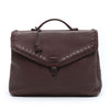 Secondhand Bottega Veneta Intrecciato Trimmed Leather Business Bag