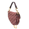 Dior Mini Oblique Canvas Saddle Bag Secondhand