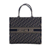 Dior Large Oblique Embroidered Canvas Book Tote Secondhand