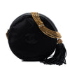 Chanel CC Quilted Satin Tassel Round Shoulder Bag Secondhand