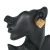 Chanel CC Gold Plated Diamond Clip On Earrings Secondhand