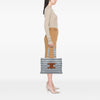 Celine Large Canvas Triomphe Striped Cabas Thais Tote Secondhand