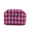 Chanel Mini CC Quilted Tweed Clutch With Chain Secondhand