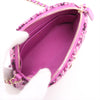 Secondhand Chanel Mini CC Quilted Tweed Clutch With Chain