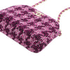 Secondhand Chanel Mini CC Quilted Tweed Clutch With Chain