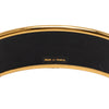Hermès Wide Printed Enamel Bangle 65 Secondhand