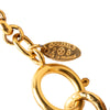 Chanel CC Gold Plated Medallion Mirror Pendant Necklace Secondhand