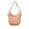 Saint Laurent Leather St Tropez Fish Scale Hobo Secondhand