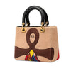 Dior Medium Canvas Beaded and Embroidered Tarot Judgment Lady Dior Secondhand