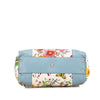 Gucci Small Canvas Flora Bamboo Shopper Satchel Secondhand