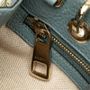 Gucci Small Canvas Flora Bamboo Shopper Satchel Secondhand