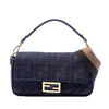 Secondhand Fendi Zucca Embroidered Canvas Baguette Satchel