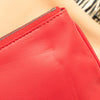 Fendi Zucca Leather and Raffia Triplette Clutch Secondhand