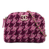 Chanel CC Tweed Houndstooth Clutch On Chain Secondhand