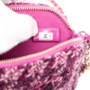 Chanel CC Tweed Houndstooth Clutch On Chain Secondhand