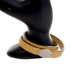 Fendi Leather Selleria Double Wrap Bracelet Secondhand