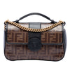 Fendi Vitello Grace and Glazed FF 1974 Double F Satchel Secondhand