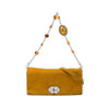 Miu Miu Suede Crystal Chain Satchel Secondhand