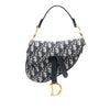 Dior Mini Oblique Canvas Saddle Bag Secondhand