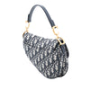 Dior Mini Oblique Canvas Saddle Bag Secondhand