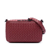 Secondhand Bottega Veneta Nappa Intrecciato Double Zip Shoulder Bag