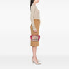 Burberry Small Haymarket Check Coated Canvas and Calfskin Canterbury Tote Secondhand